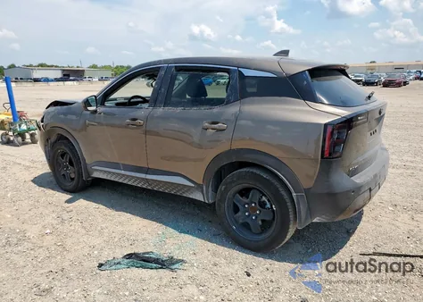 2025 Nissan Kicks Sv z USA, uszkodzony, nr VIN 3N8AP6CA0SL386520